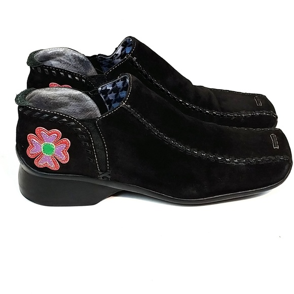 Indigo by Clarks Black Suede Shoes - Picture 2 of 6